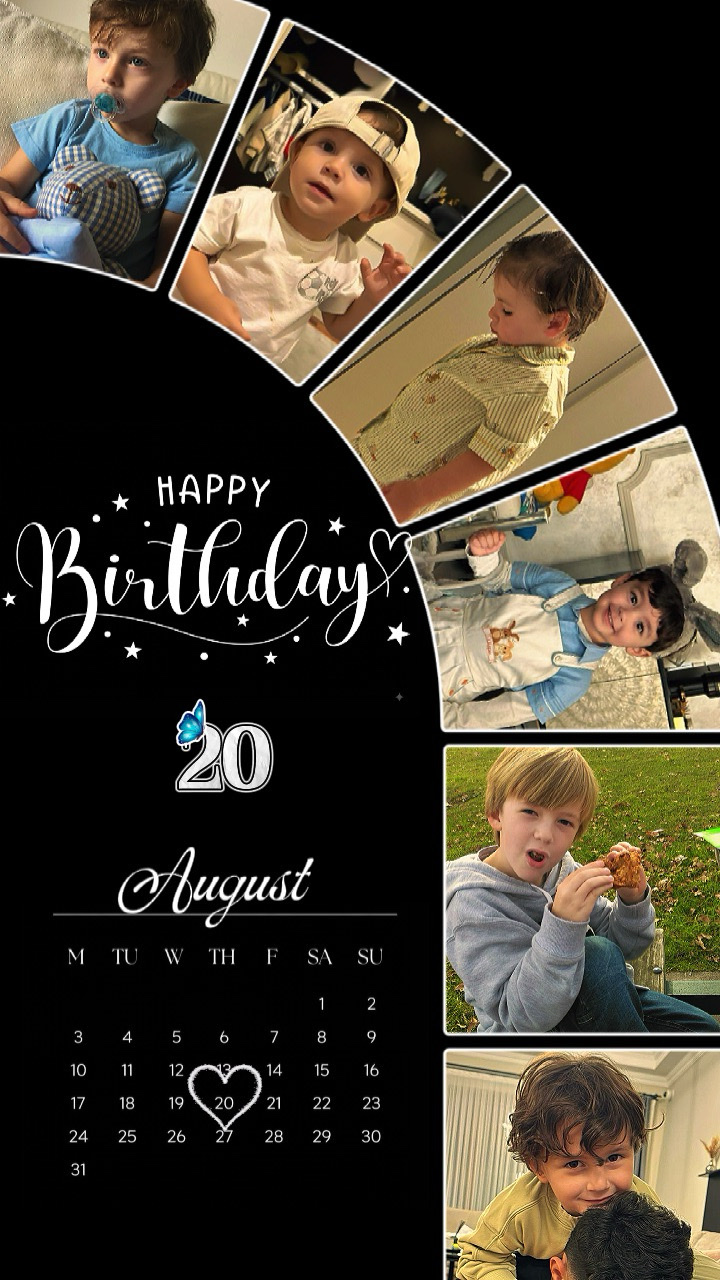 Hbd son 20 august 