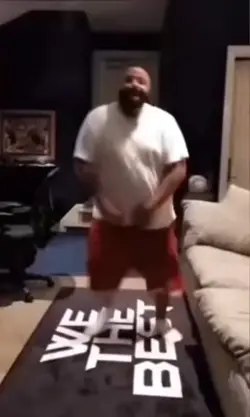 DJ Khaled dancing