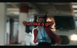 she ran like a woman