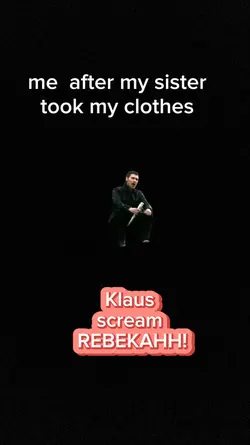 Klaus Rebekah scream