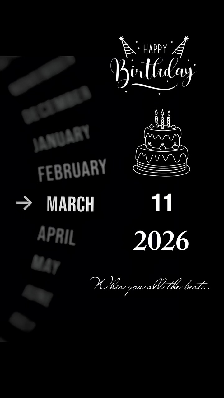 HBD 11 MARS