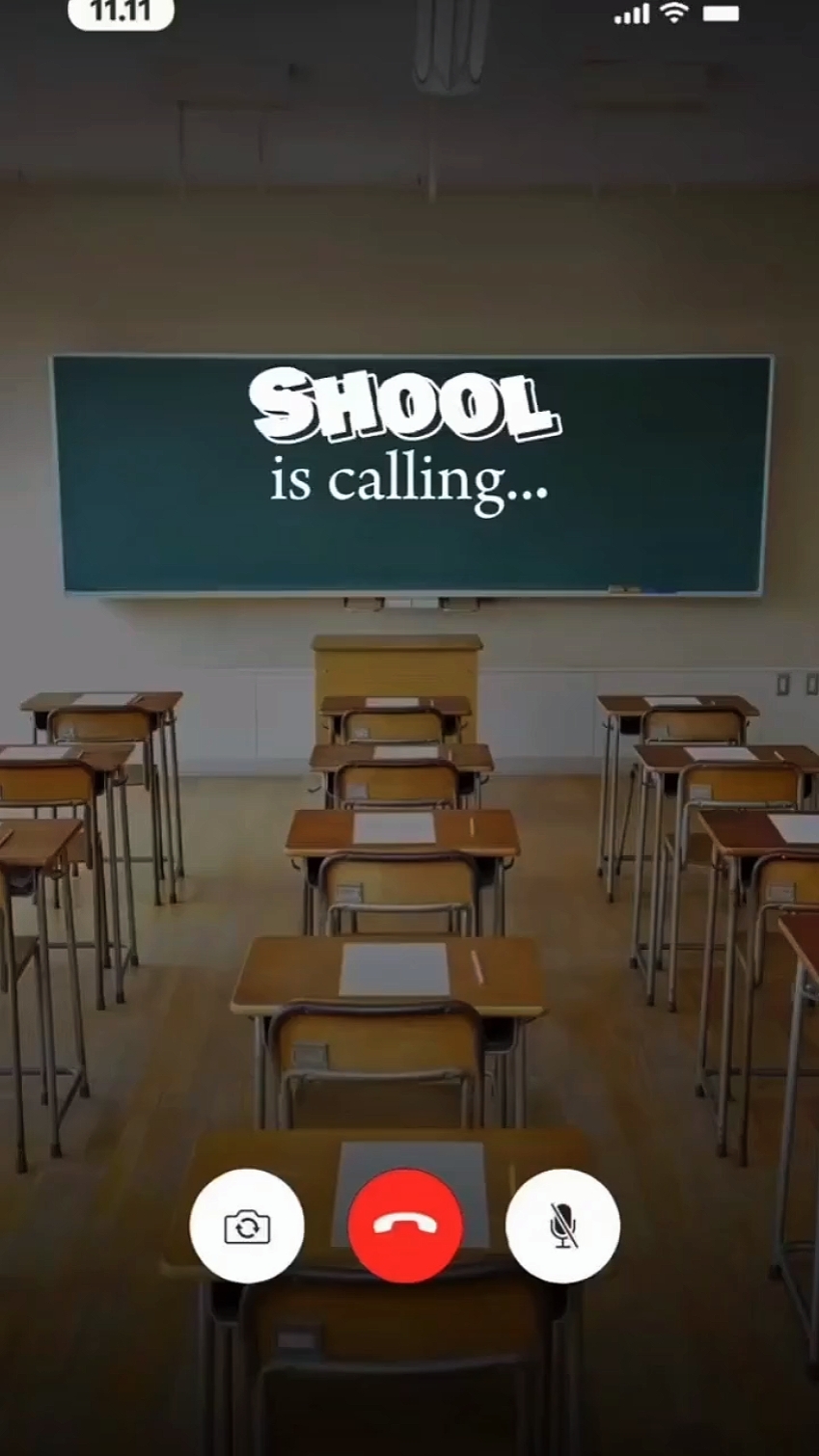 La escuela está llamando 