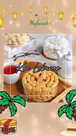 Kue Eid mubarak