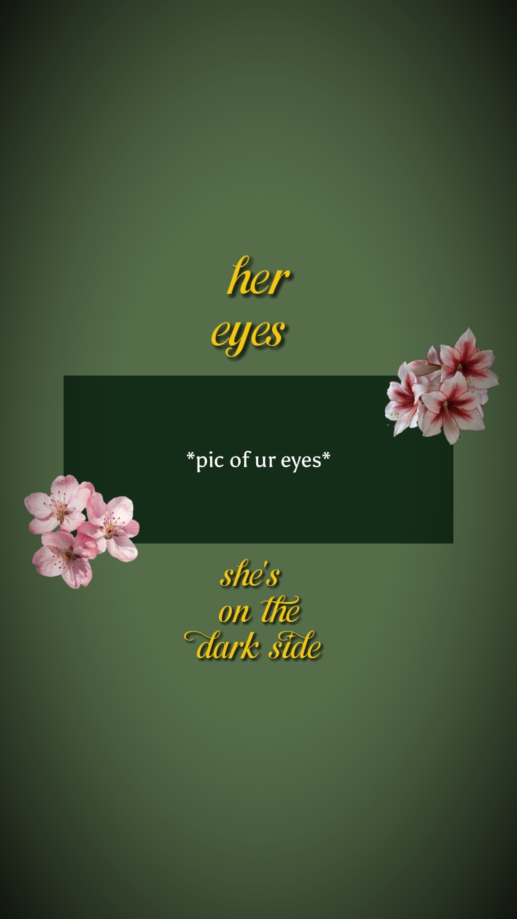 her eyes
