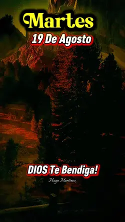 Martes 19 de Agosto