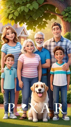 Family Pixar AI