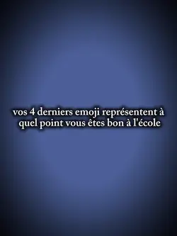 Vos 4 derniers emoji