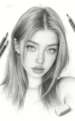 pencil portrait AI