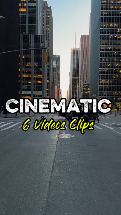 6 Clips Cinématique 