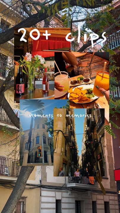 Collage de viaje