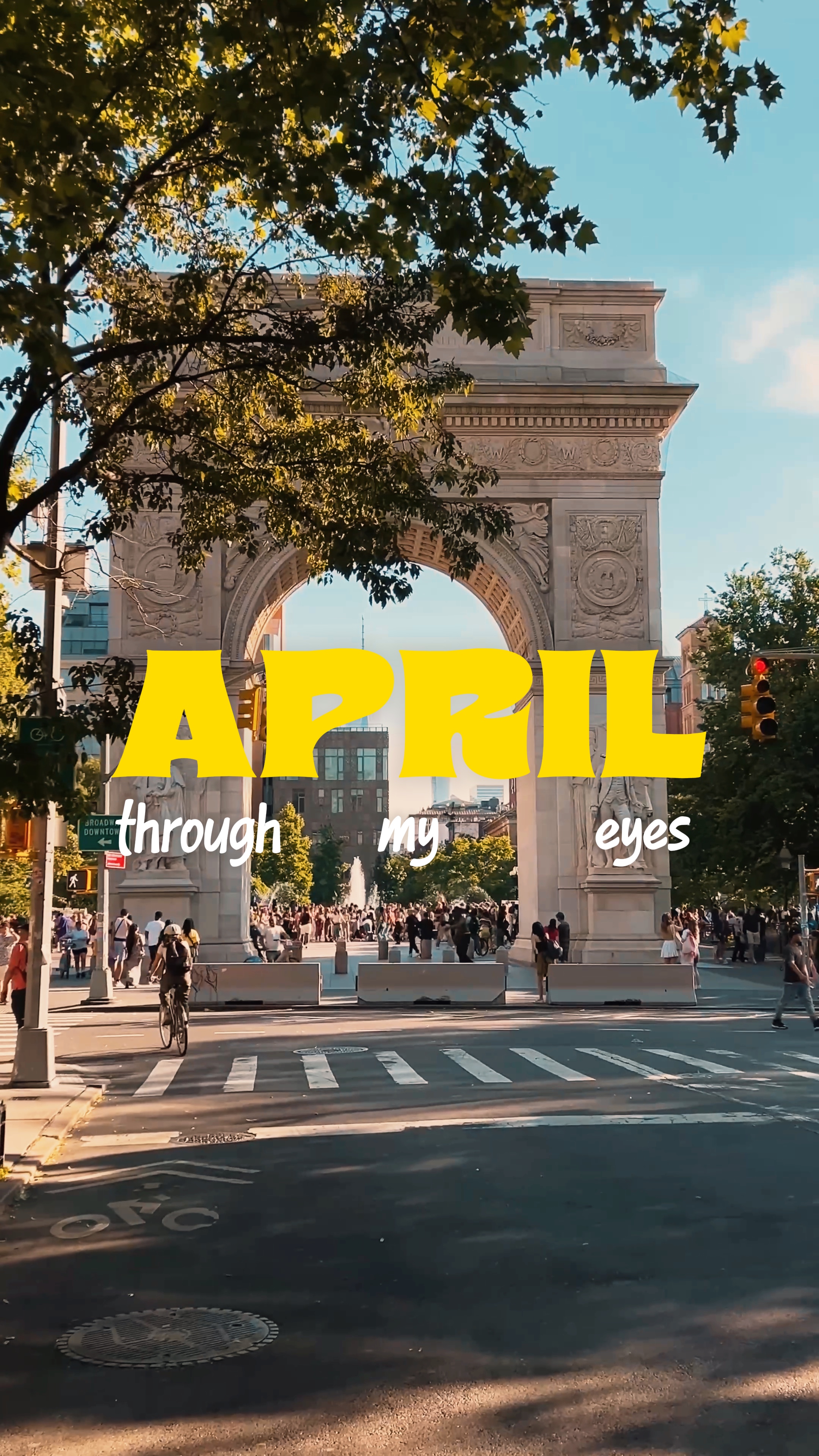 April though my eyes