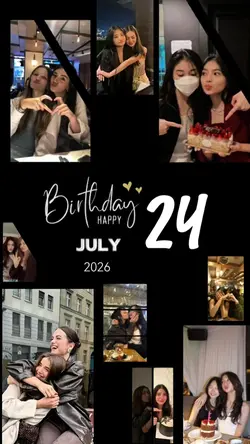 Birthday 24 July