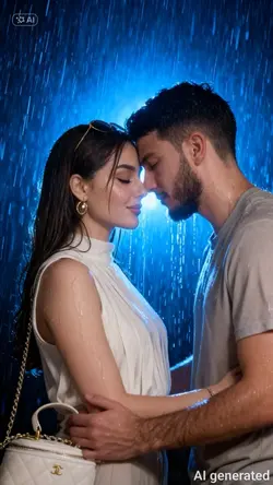 Rain photoshoot