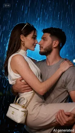 Rain photoshoot