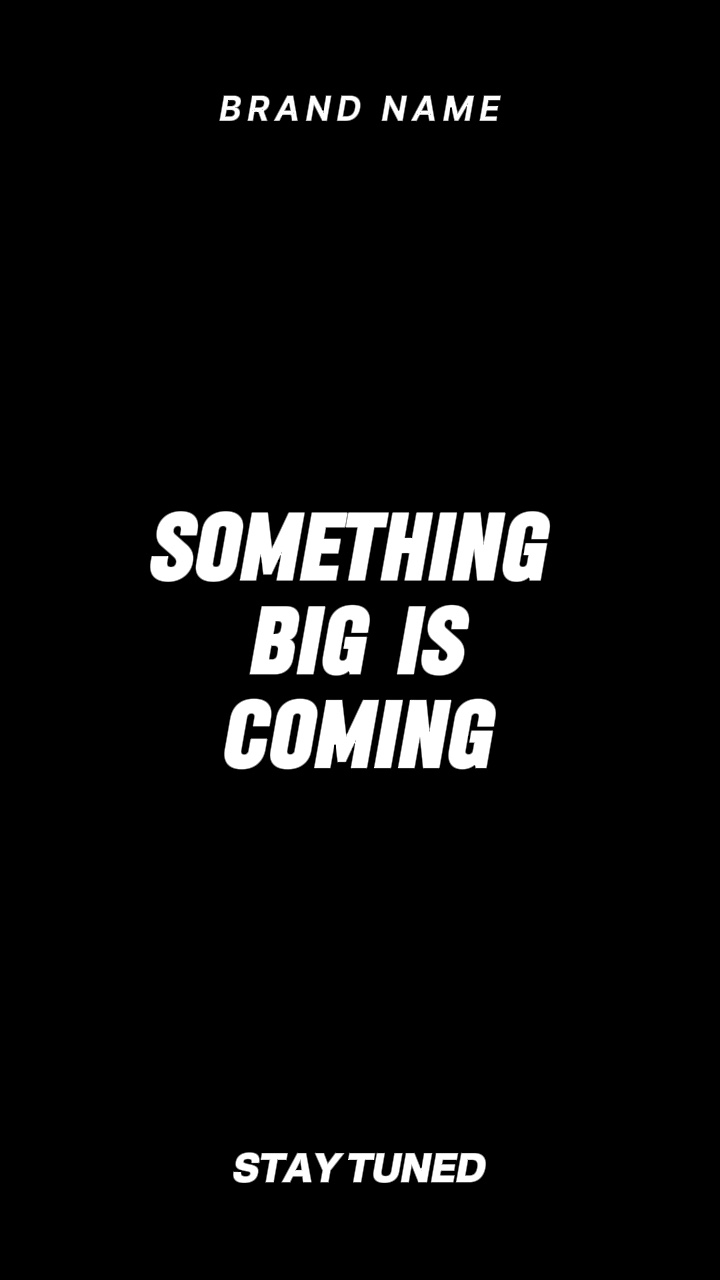 COMING SOON BRAND