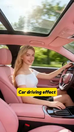 Car driving effect