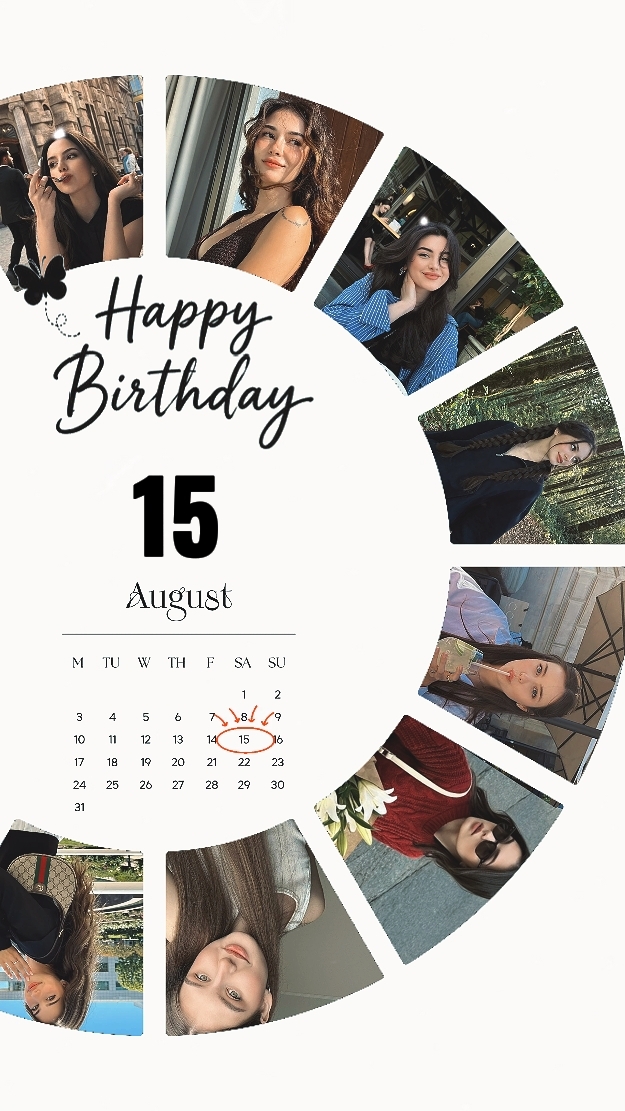 b'day 15 August 