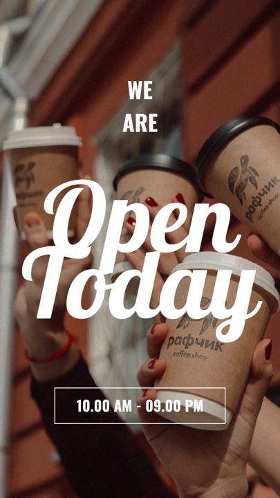 We are open ‘107