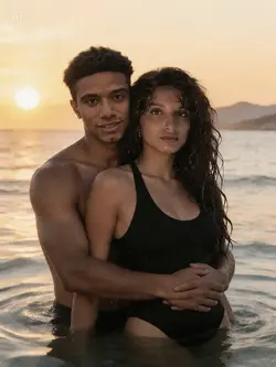 Beach photoshoot