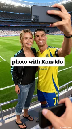 photo with Ronaldo