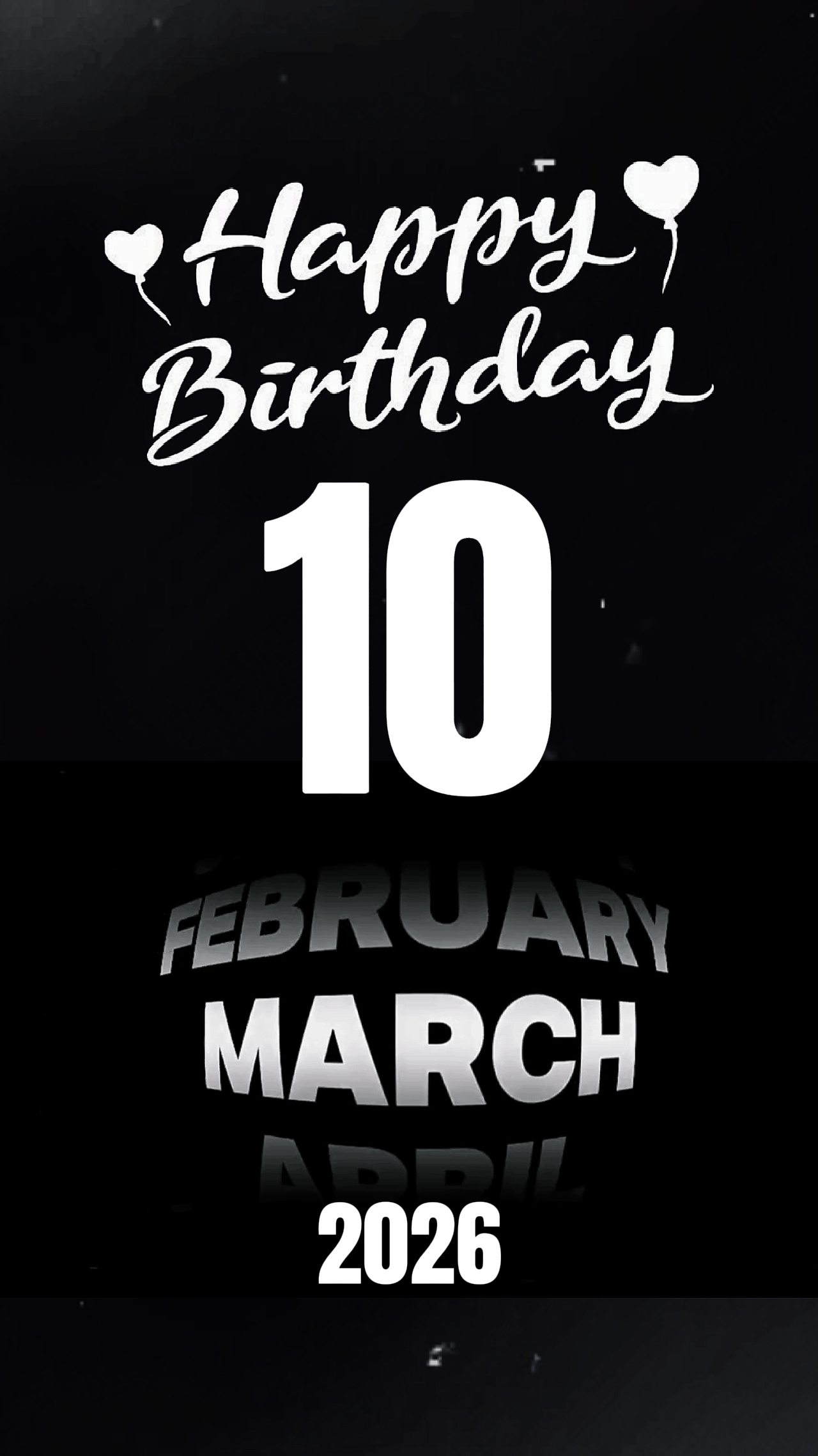 Selamat ulang tahun 10 Maret 2026