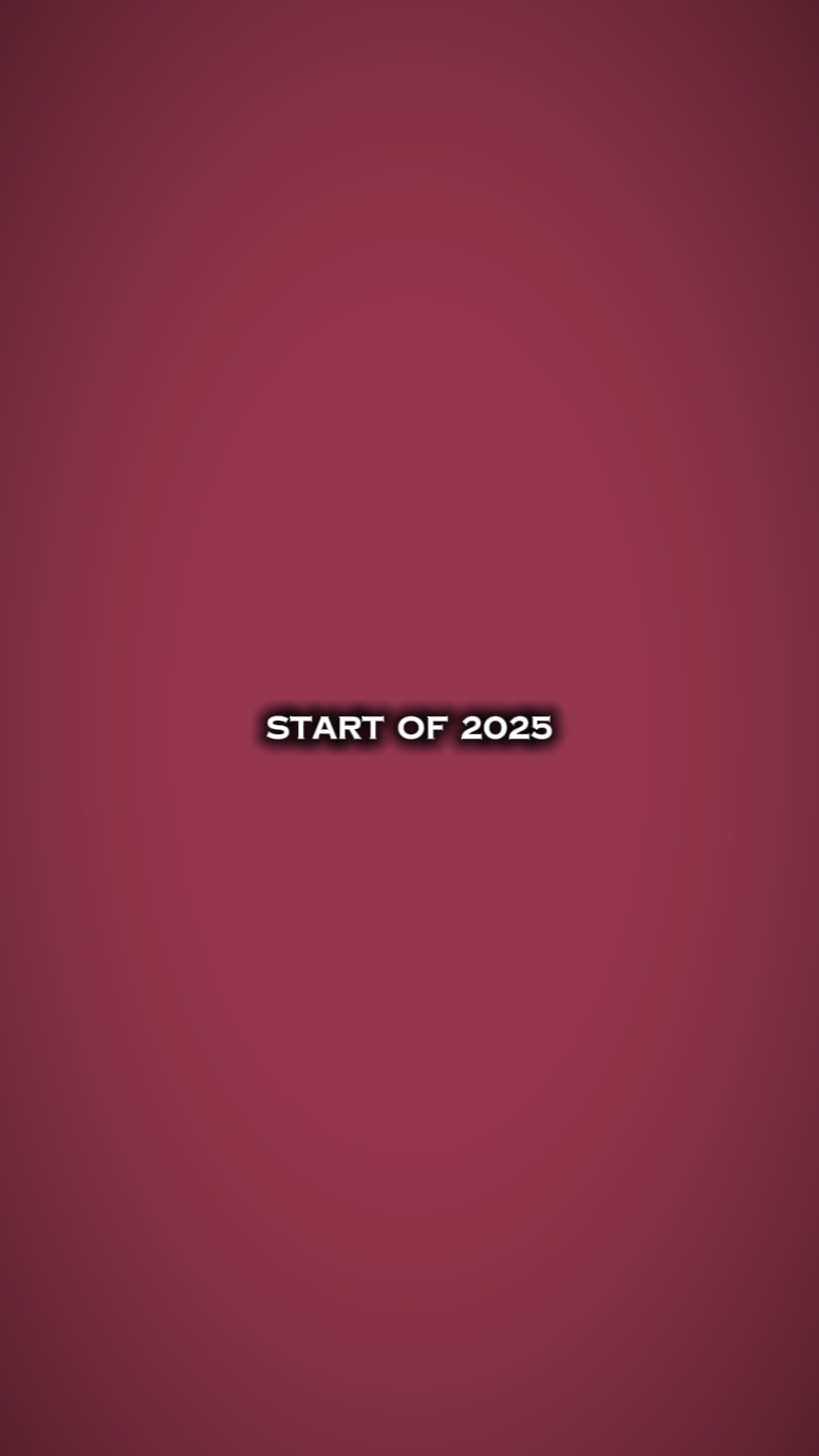 start of 2025