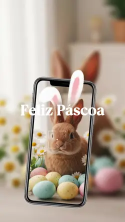 Páscoa em Frames Fofos