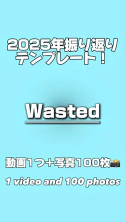 🎶Wasted(2025RECAP)