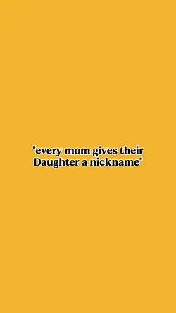 mom give nickname