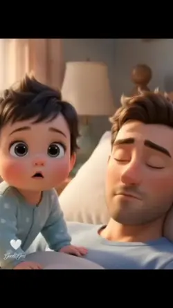 baby boy and daddy 