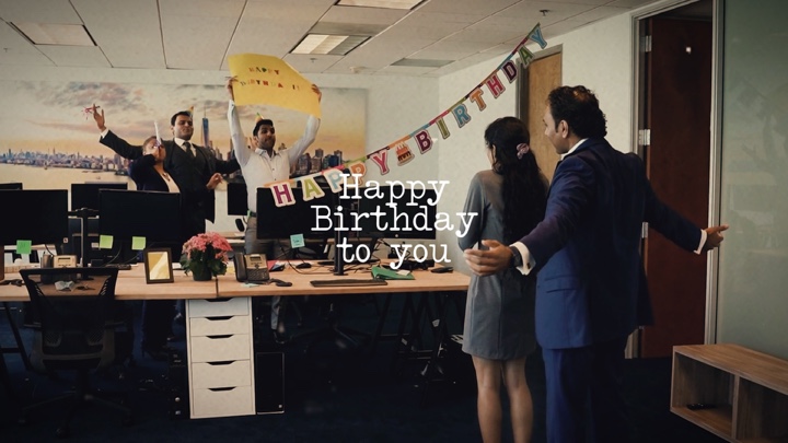 birthday at office