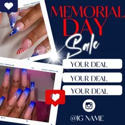 Memorial Day flyer ❤️