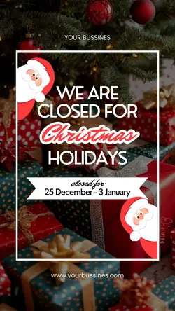 closed for christmas