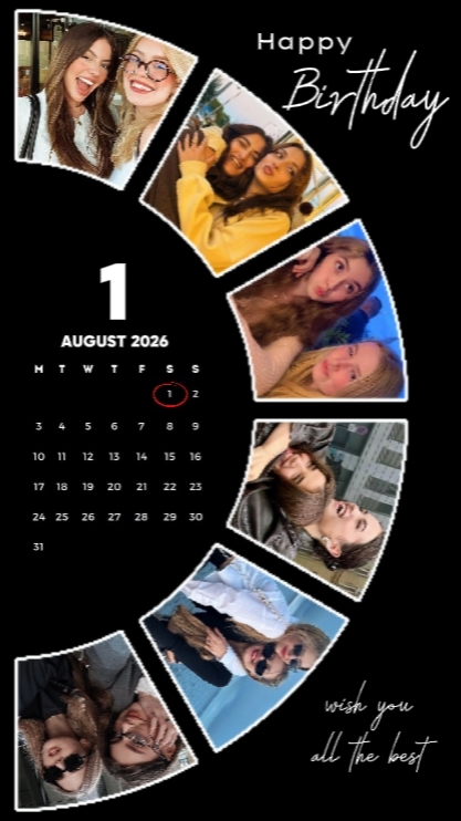 Birthday 1 August 