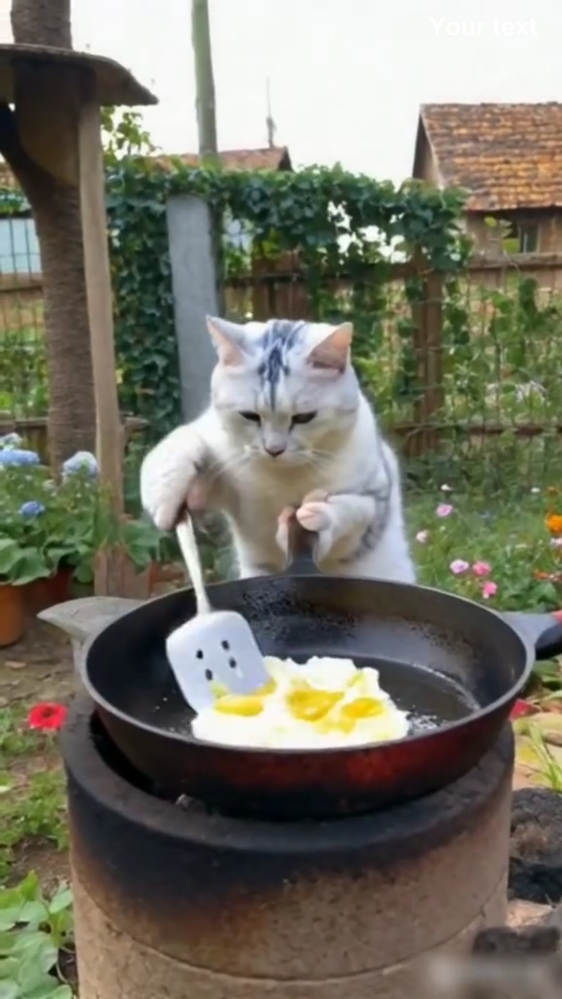 funny Ai cat video 