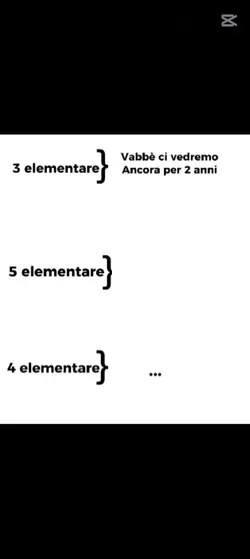 La 5 elementare...