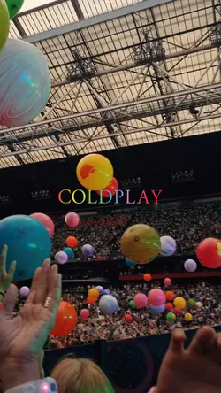Coldplay concert 