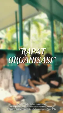 RAPAT ORGANISASI