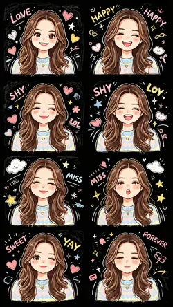 crayon sticker