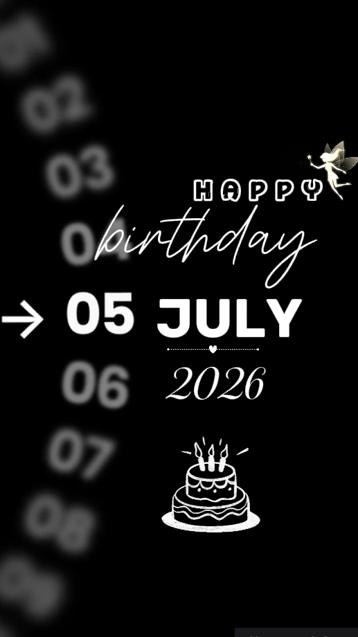 bday daughter 5 july