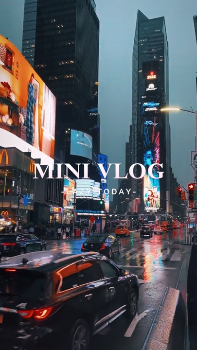 Cinematic vlog
