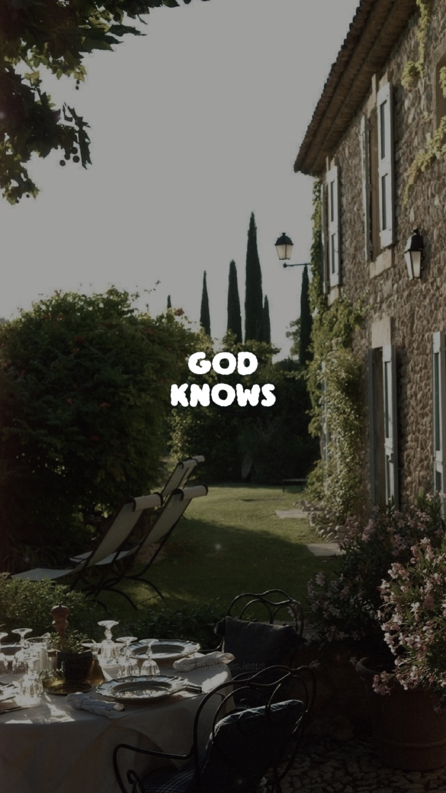 God knows
