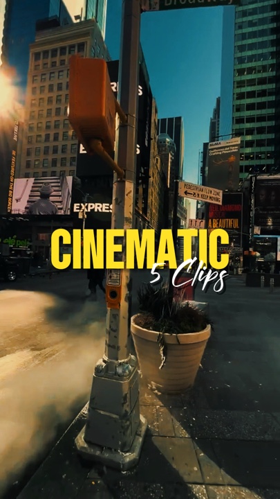 5 clips cinematic 