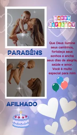 Parabéns Afilhado 