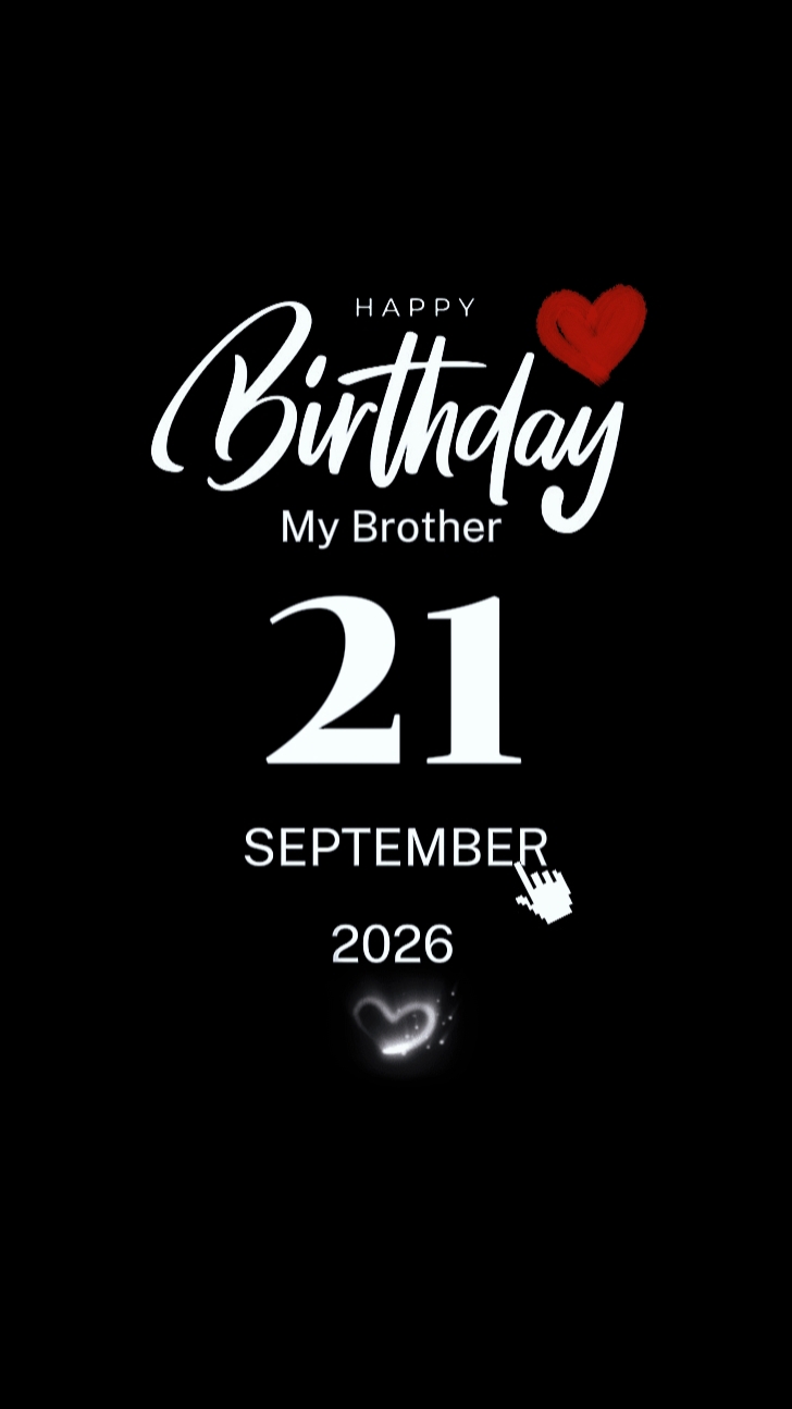 bday Brother 21 Sept