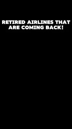 Airlines coming back