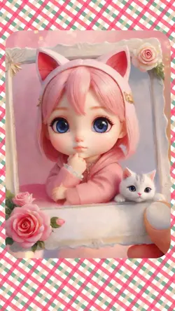 かわいい背景付き