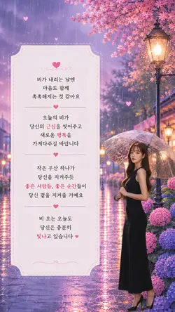 촉촉한 감성 한스푼