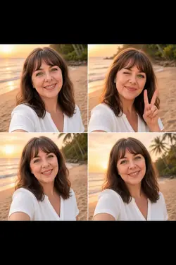 Selfie collage
