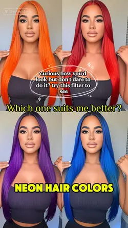 Neon Hair Colors